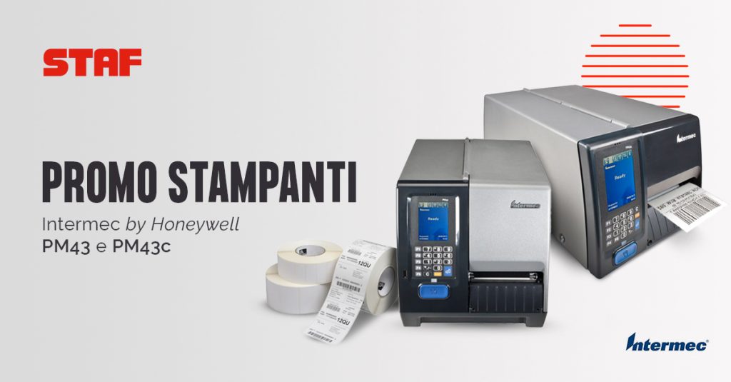 Promo stampanti termiche industriali Honeywell PM43 e PM43c | Staf