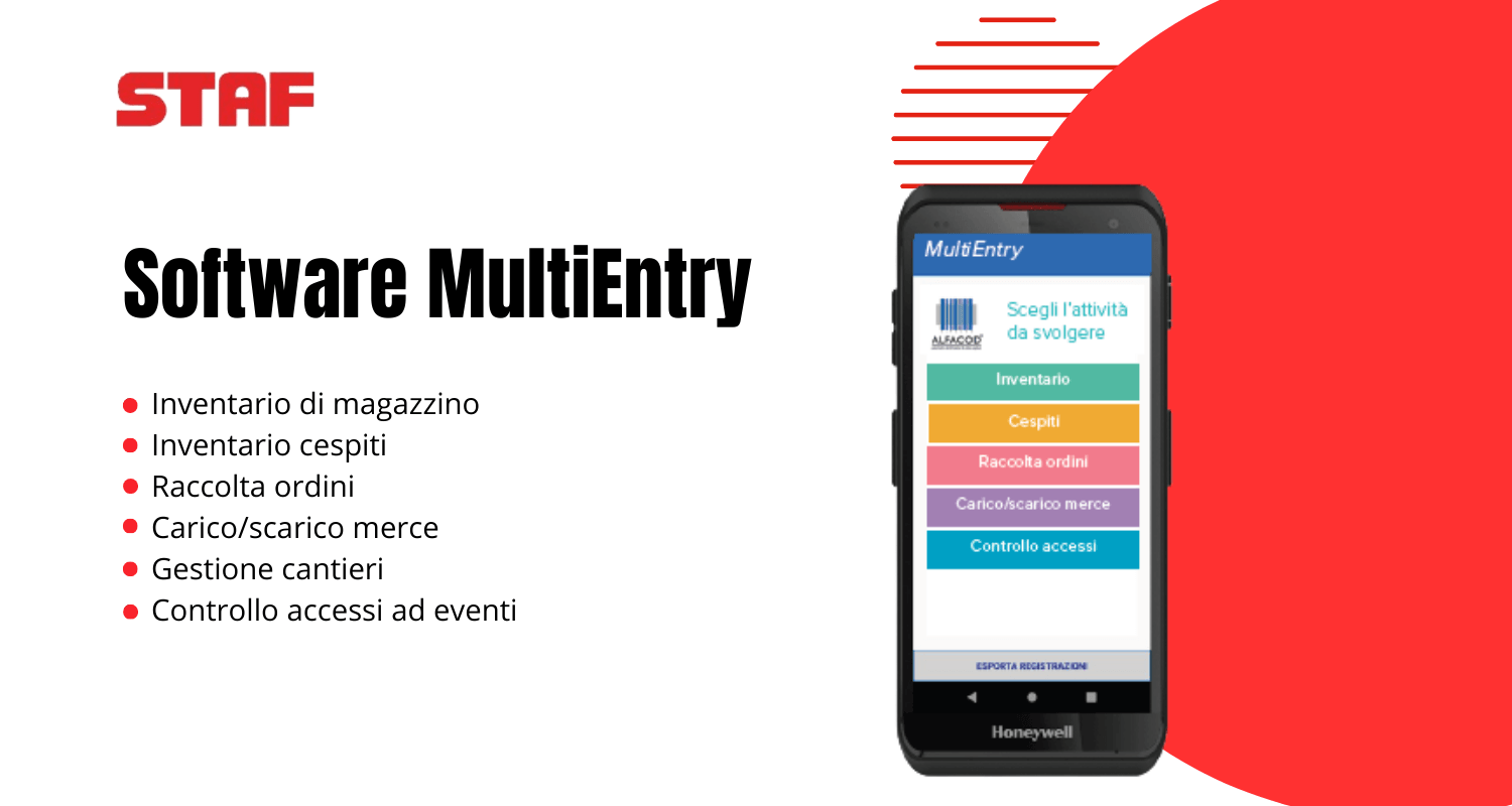 Software per inventario MultiEntry | Staf