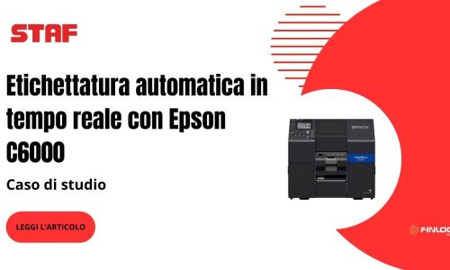 Etichettatura automatica in tempo reale con Epson C6000 - caso studio | Staf