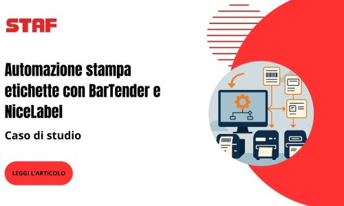 Automazione stampa etichette con BarTender e NiceLabel: caso studio | Staf